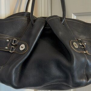 Authentic Cole Haan Black Leather Women's Bag it’s a Nice Soft Bag Price is Firm